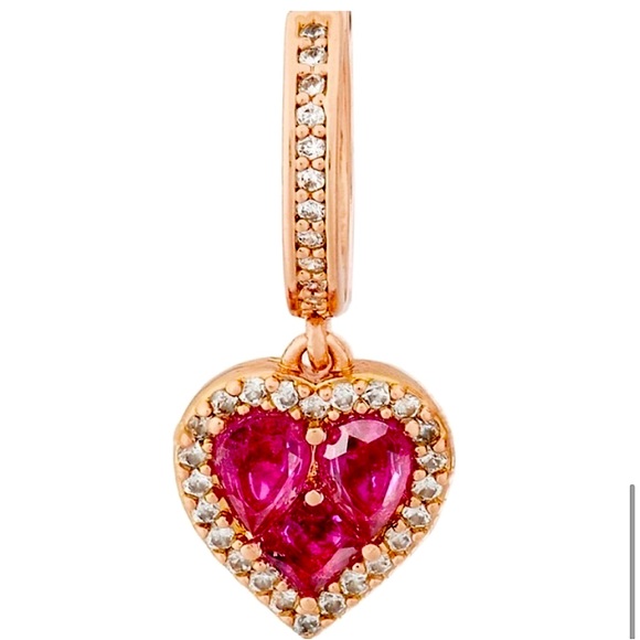 Kate Spade ♠️ Spell It Out Heart Huggie Earrings - Rose Gold - Picture 2 of 6